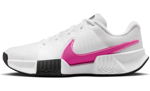Nike Damen Zoom GP Challenge PRO HC Tennisschuh, White/Playful Pink-Black, 40.5 EU von Nike