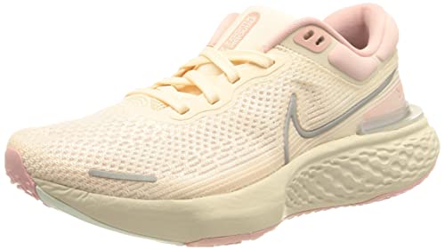 Nike Damen Zoomx Invincible Run FK Sneaker, Guava Ice/Metallic Silver-Pink, 37.5 EU von Nike