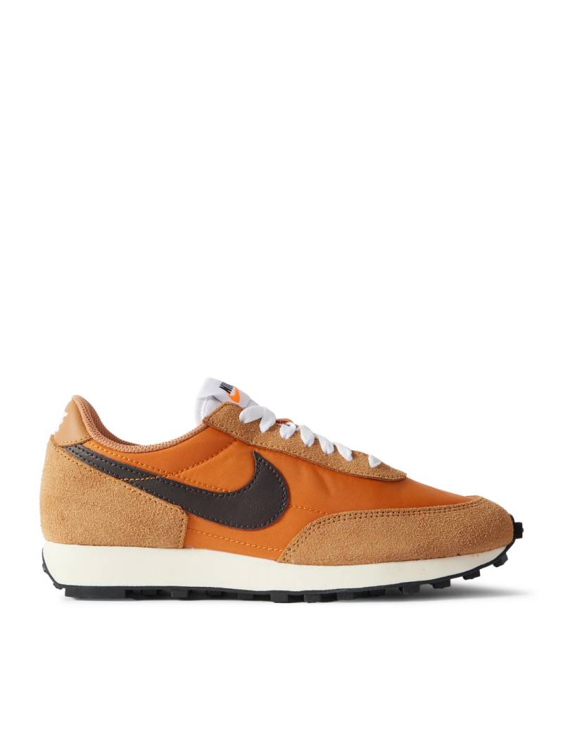 Nike - Daybreak SP Leather-Trimmed Suede and Shell Sneakers - Men - Orange - US Men's 8.5 von Nike