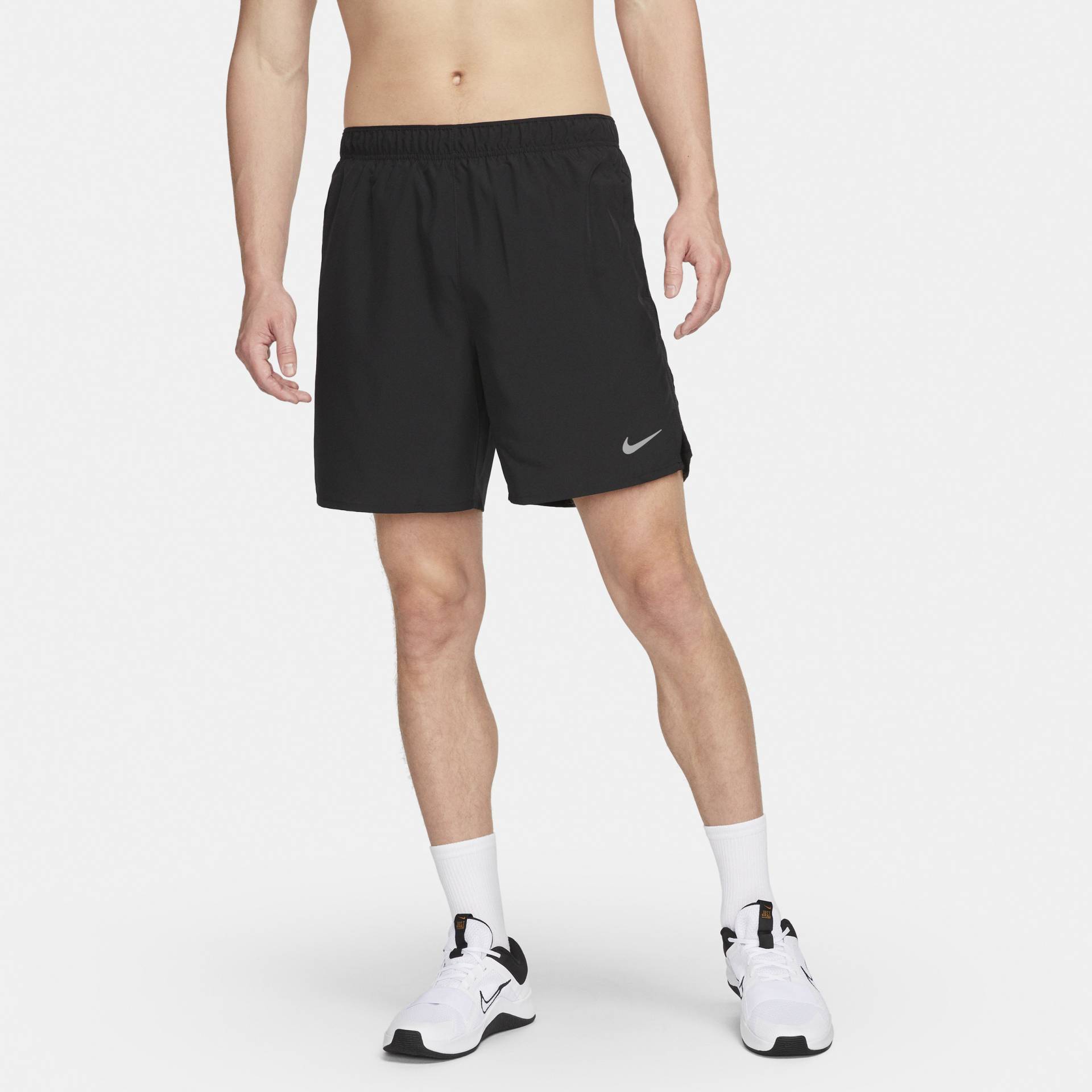 Nike Challenger Dri-FIT-Laufshorts mit Futter für Herren (ca. 18 cm) - Schwarz von Nike