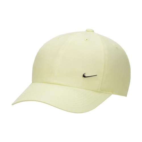 Nike Dri-FIT Club Swoosh Metal Kids Cap (DE/NL/SE/PL, Alphanumerisch, Einheitsgröße, Luminious Green) von Nike