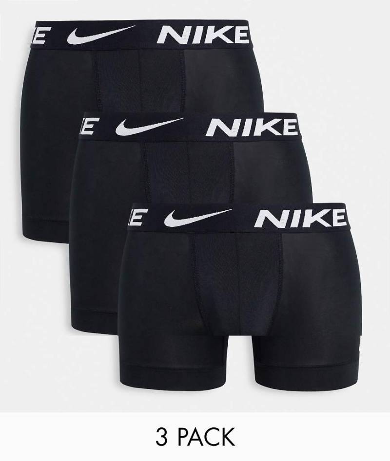 Nike - Dri-FIT Essential - 3er-Pack Boxershorts aus Mikrofaser in Schwarz von Nike