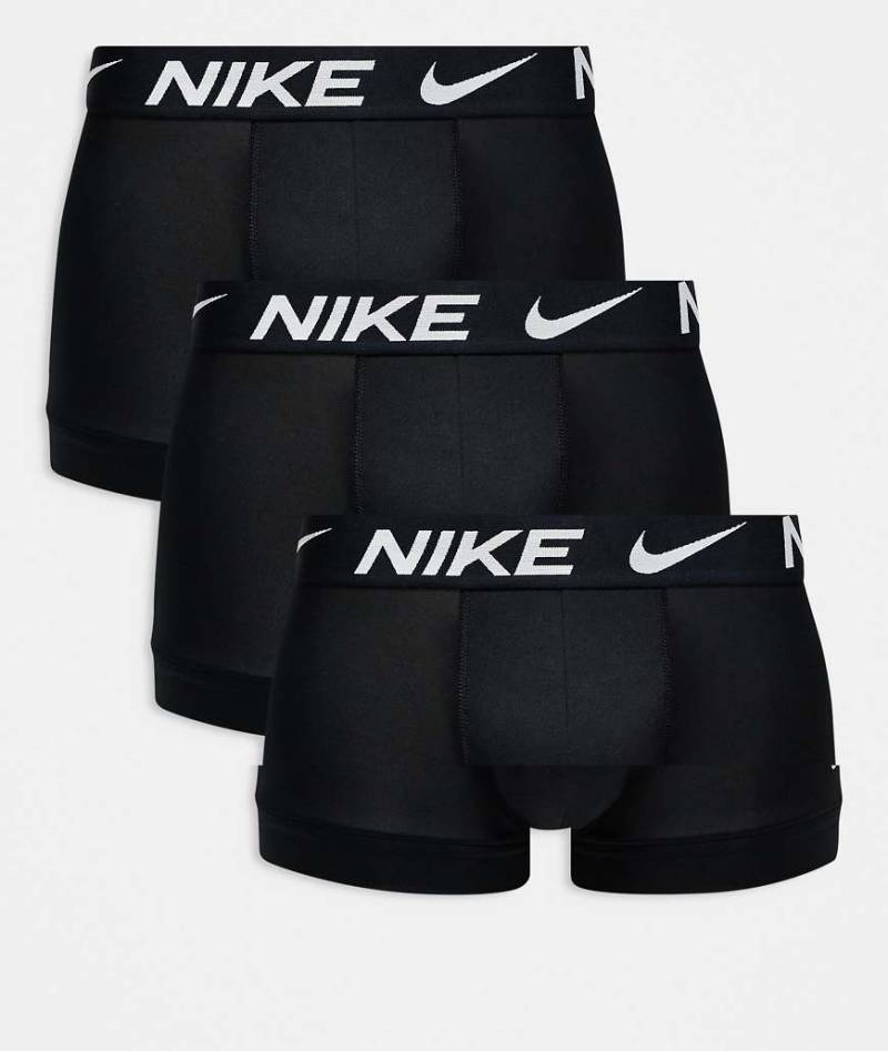 Nike - Dri-FIT Essential - 3er-Pack Mikrofaser-Boxershorts mit engem Schnitt in Schwarz von Nike