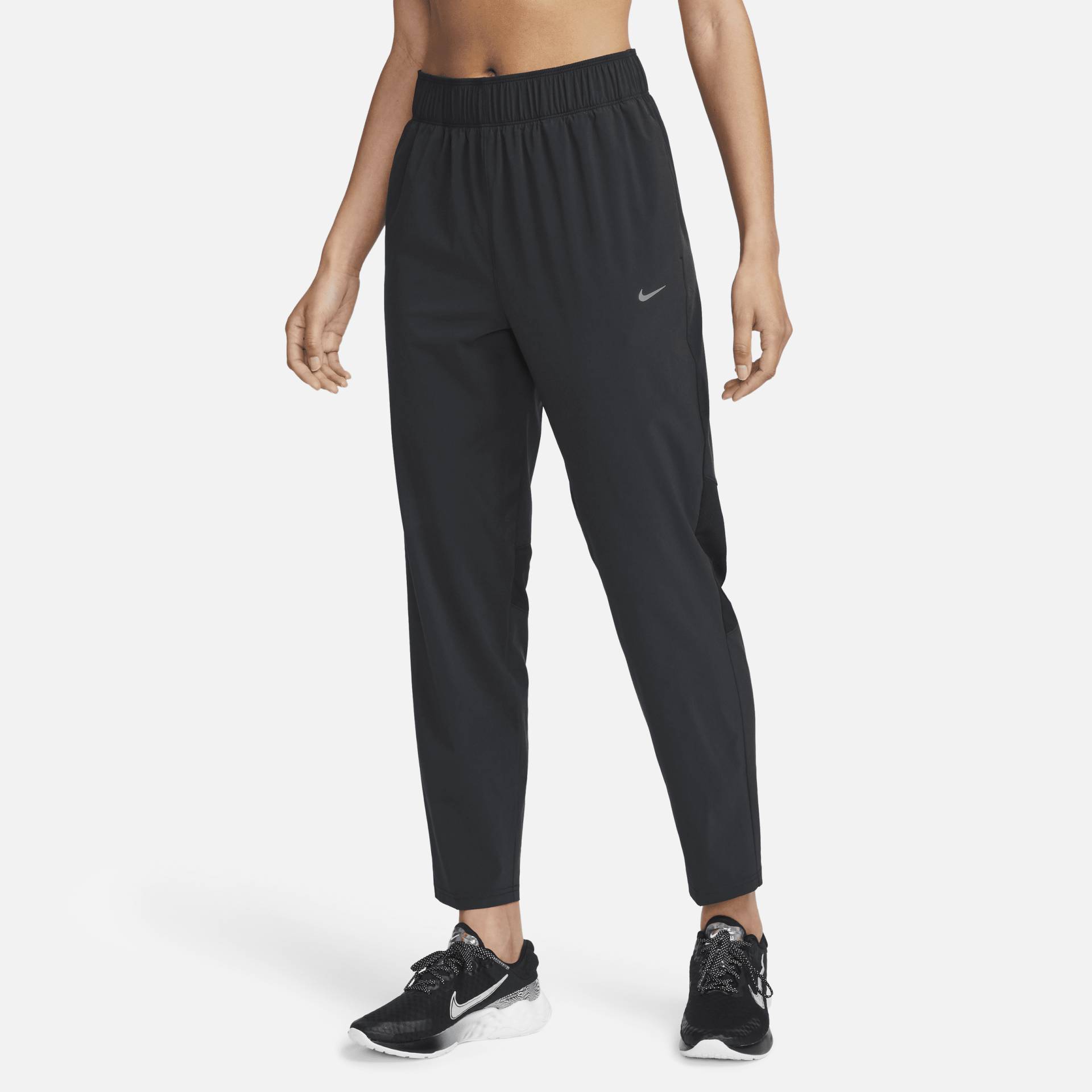 Nike Dri-FIT Fast 7/8-Laufhose mit mittelhohem Bund für Damen - Schwarz von Nike