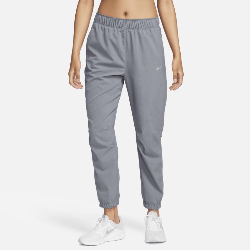 Nike Dri-FIT Fast Warm-up-Laufhose in 7/8-Länge mit mittelhohem Bund für Damen - Grau von Nike