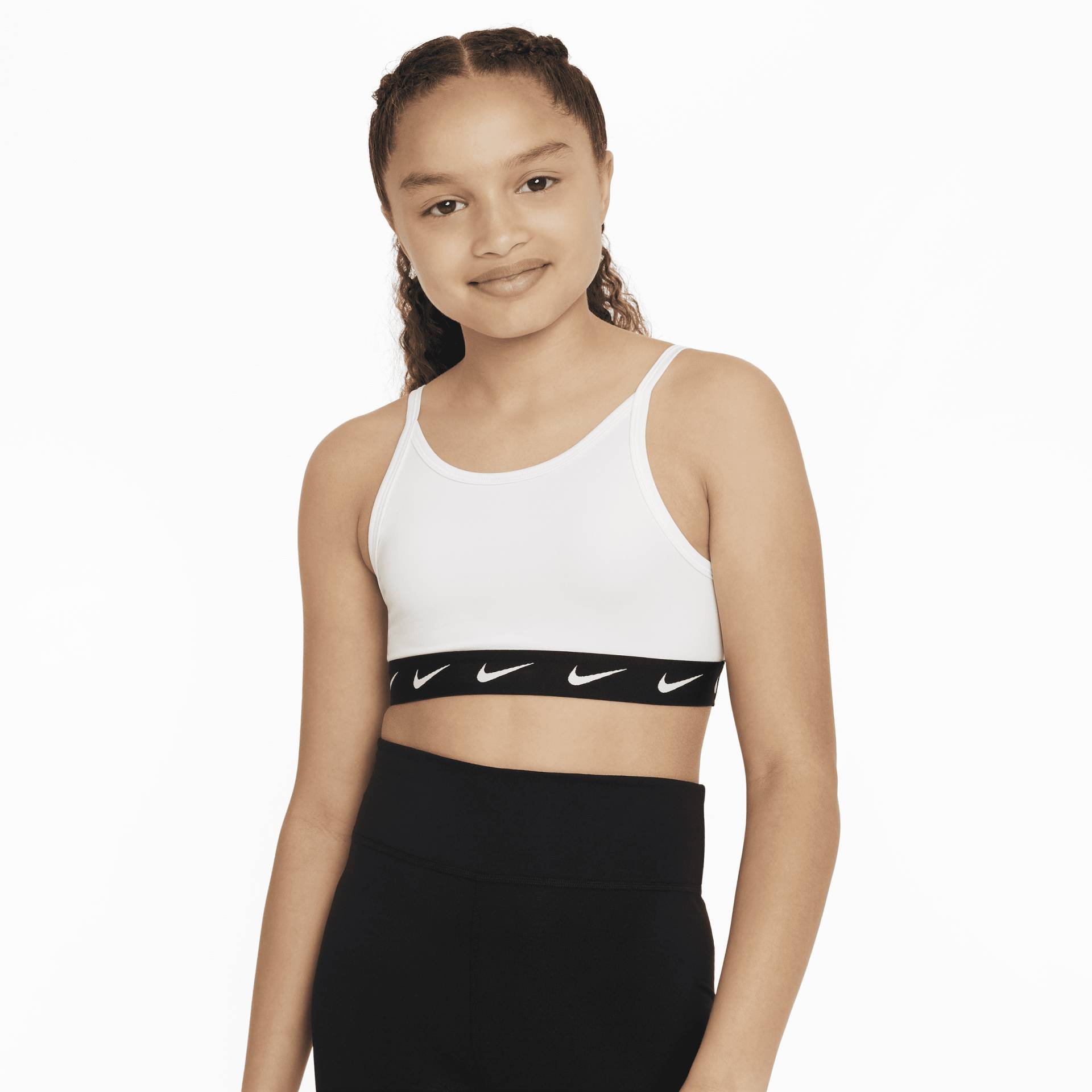Nike One Sport-BH für ältere Kinder (Mädchen) - Weiß von Nike