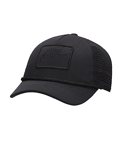 Nike Dri-Fit Rise Trucker Cap (as3, Alpha, s, m, Black/Black) von Nike