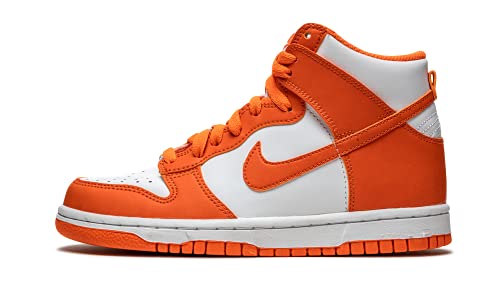 Nike Dunk HIGH (GS) Basketballschuh, White Orange Blaze White, 37.5 EU von Nike