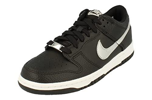 Nike Dunk Low GS Trainers DC9560 Sneakers Schuhe (UK 5 US 5.5Y EU 38, Black Chrome Iron Grey White 001) von Nike