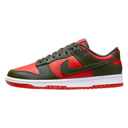 Nike Dunk Low Herren Mystic Red/Cargo Khaki DV0833 600, Mystic Red/Cargo Khaki, 44 EU von Nike