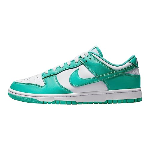 Nike - Dunk Low Retro - DV0833101 - Farbe: Weiß-Türkisfarbig - Größe: 46 EU von Nike