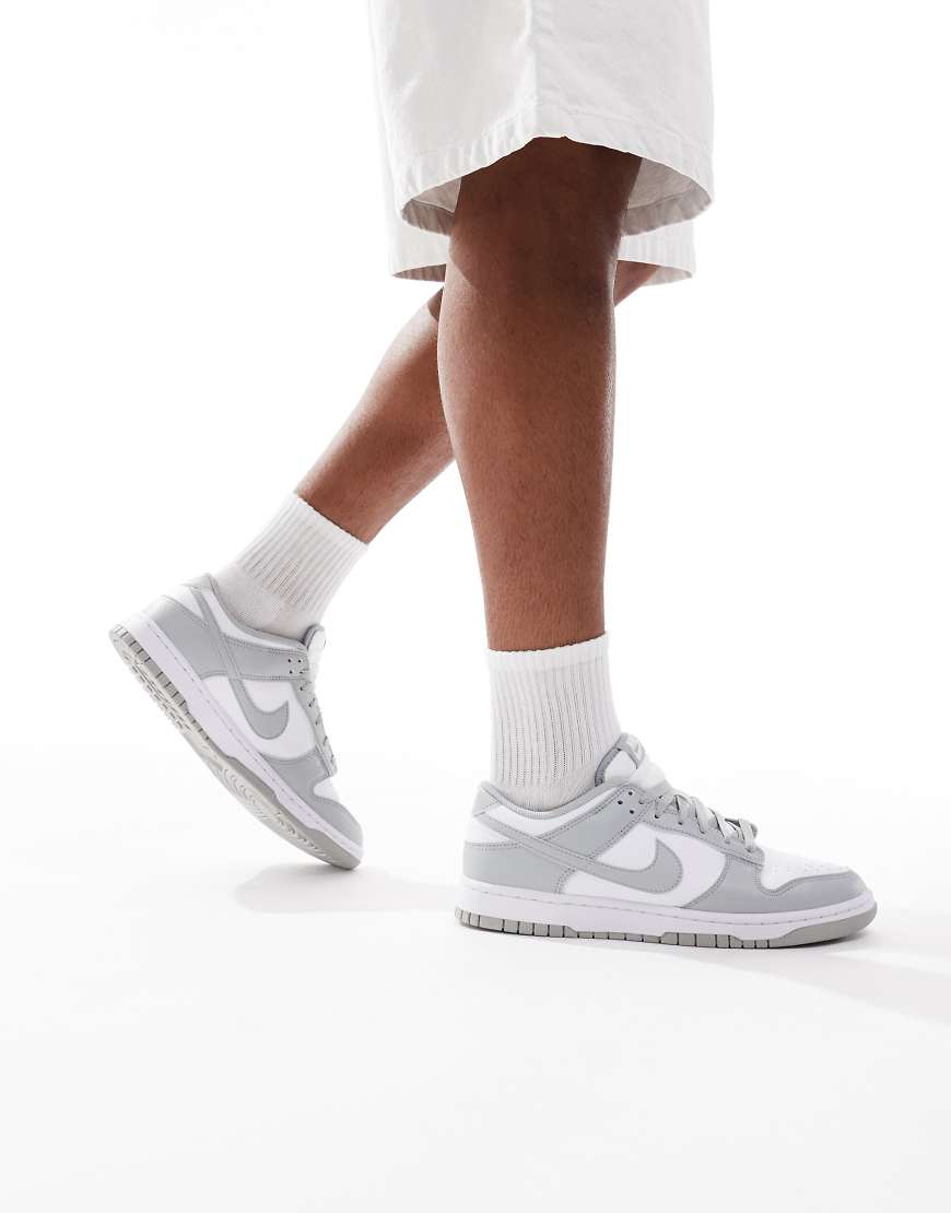 Nike - Dunk Low Retro - Unisex-Sneaker in Weiß und Grau von Nike