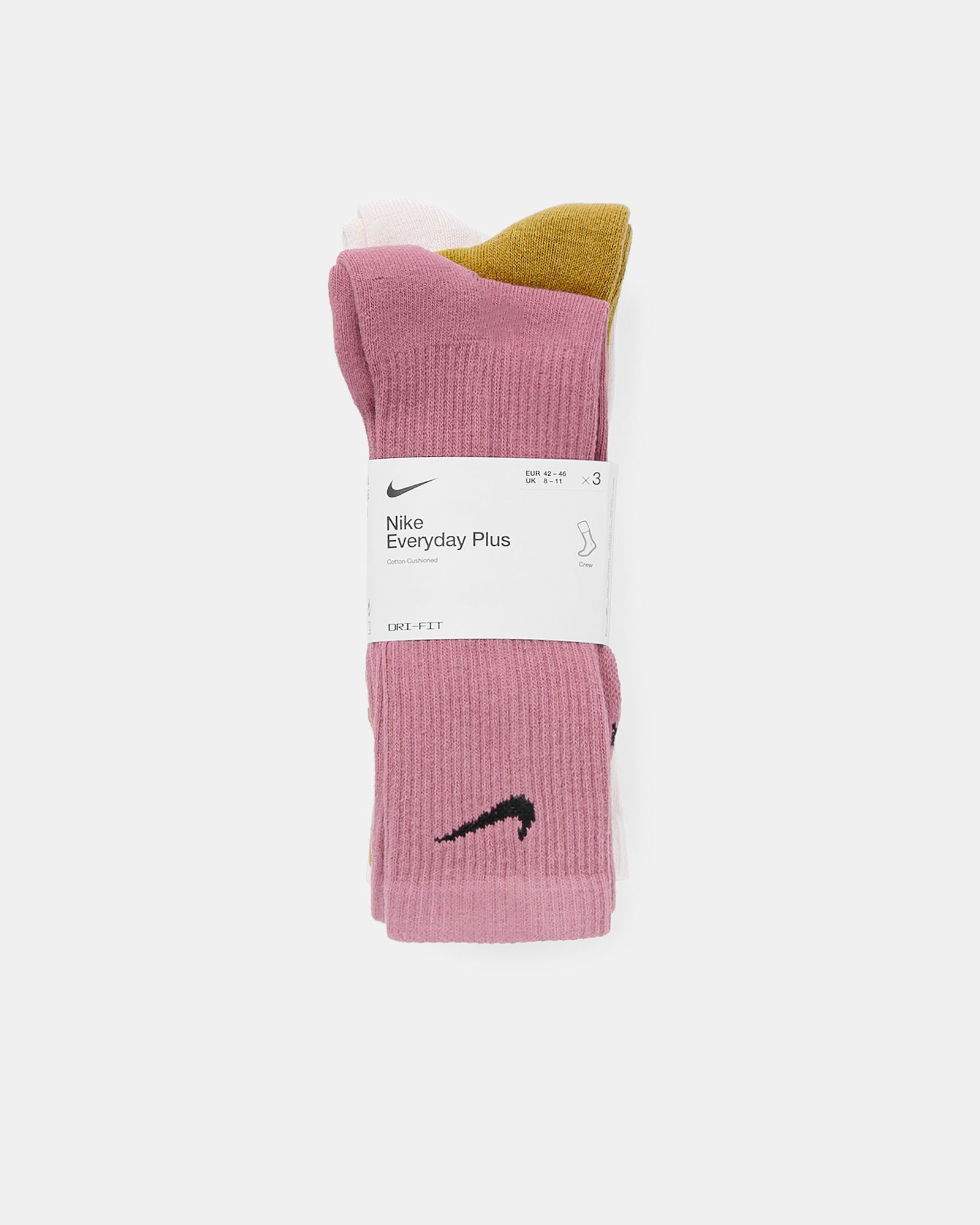 Nike Everyday Plus Cushioned Training Crew Socks (3 Pairs) men Socks grey in Größe:L von Nike