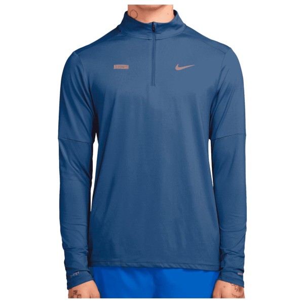 Nike - Element Flash Dri-FIT Running Shirt - Funktionsshirt Gr L blau von Nike