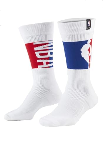 Nike Elite NBA "75th Anniversary" Limited Edition Herren Crew Socken, Weiß/Rot/Blau, X-Large von Nike