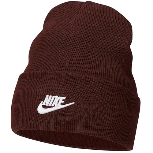 Nike Erwachsene Unisex NSW Beanie Mütze DJ6224 227 Braun, braun, One size von Nike