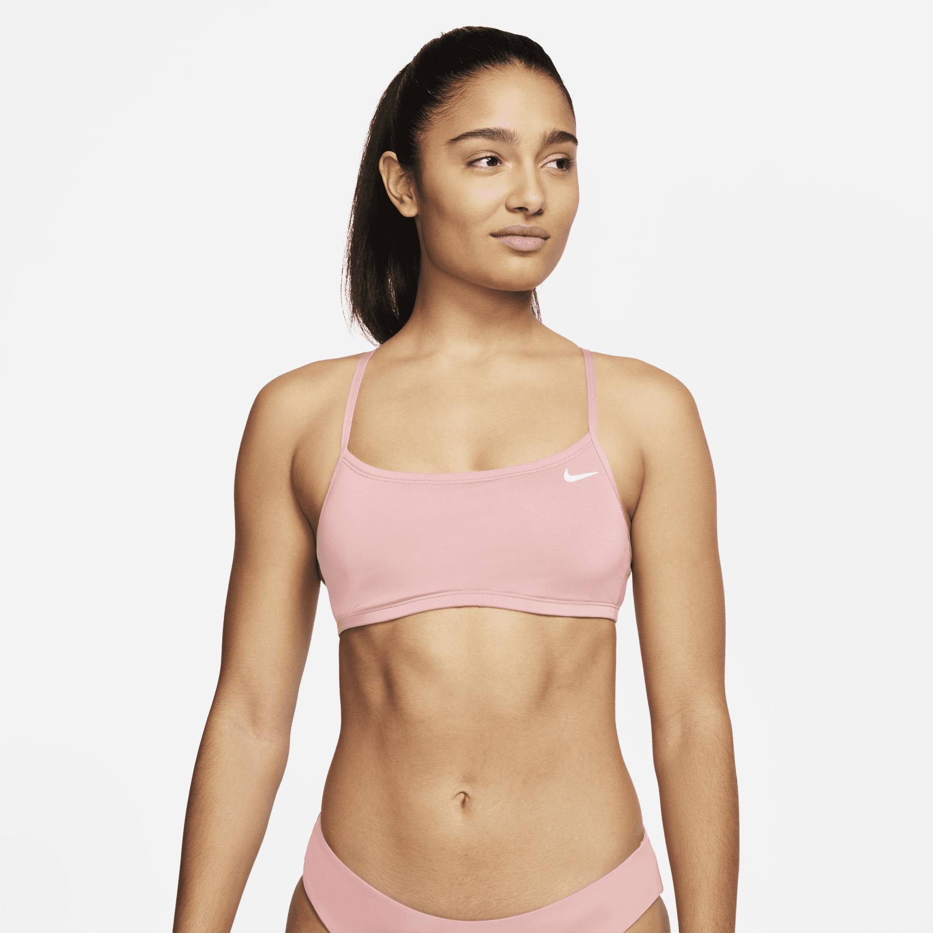 Nike Essential Racerback-Bikinioberteil - Pink von Nike