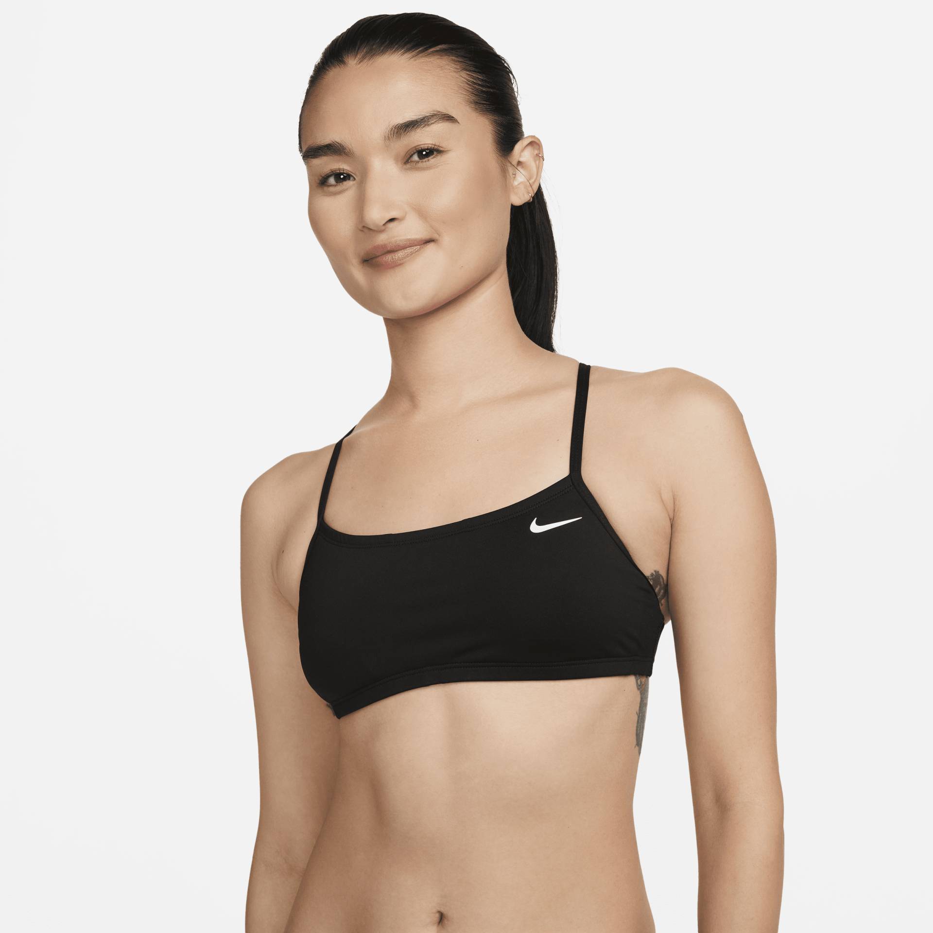 Nike Essential Racerback-Bikinioberteil - Schwarz von Nike
