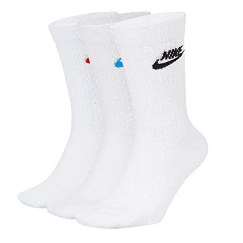 Nike Essential Socks Socken 3er Pack (DE/NL/SE/PL, Numerisch, 46, 50, Regular, Regular, White/Multi) von Nike