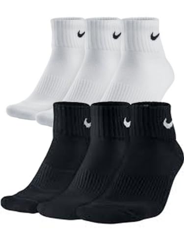 Nike Everyday Lightweight Socks Socken 3er Pack (S, black/white) von Nike