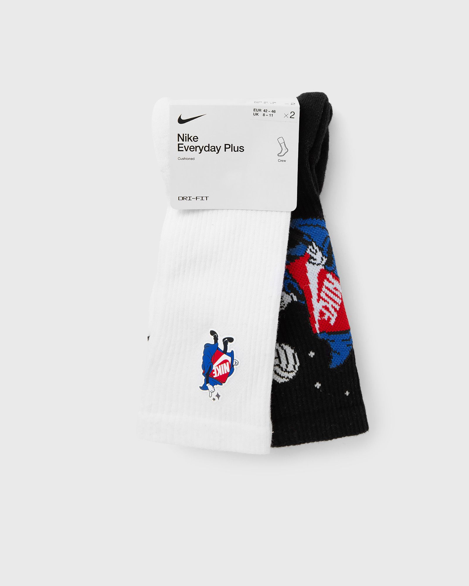 Nike Everyday Plus Cushioned Crew Socks (2 Pairs) men Socks multi in Größe:L von Nike