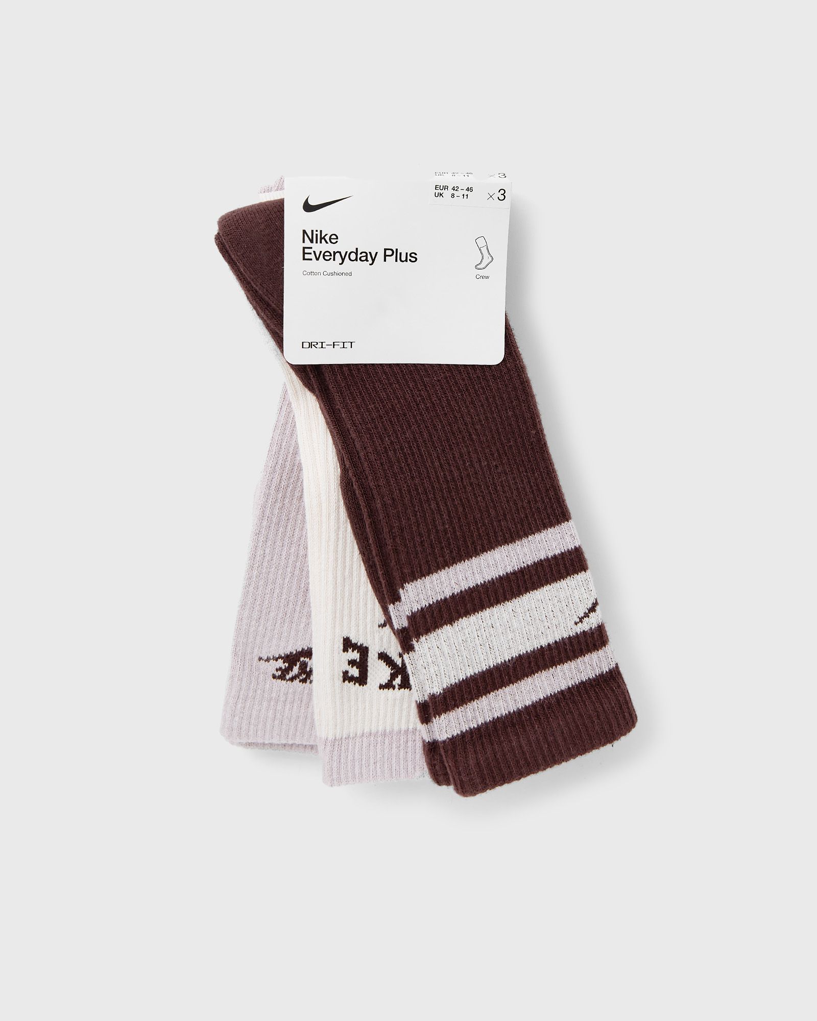 Nike Everyday Plus Cushioned Crew Socks (3 Pairs) men Socks multi in Größe:L von Nike