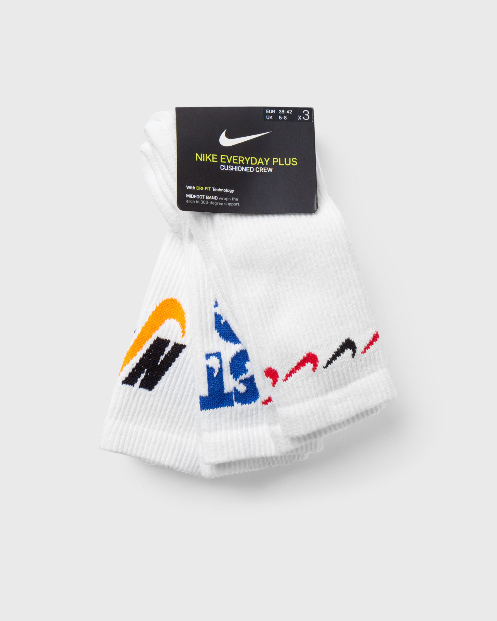 Nike Everyday Plus Cushioned Crew Socks (3 Pairs) men Socks multi in Größe:M von Nike