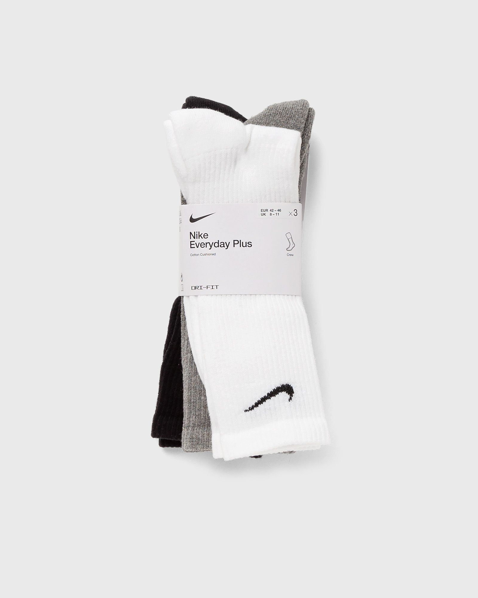 Nike Everyday Plus Cushioned Training Crew Socks (3 Pairs) men Socks grey in Größe:M von Nike