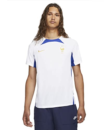 Nike FFF France Strike Trikot (XL, White/royal) von Nike