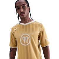 Nike Football Herren T-Shirts - Gold - Größe S - Baumwoll-Jersey von Nike