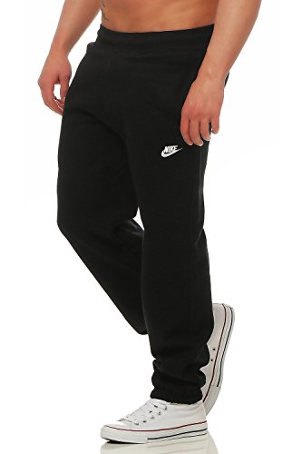Nike Foundation Herren-Jogginghose mit Bündchen, mit Fleece-Futter (schwarz, grau) – 586031, Herren, schwarz, S von Nike