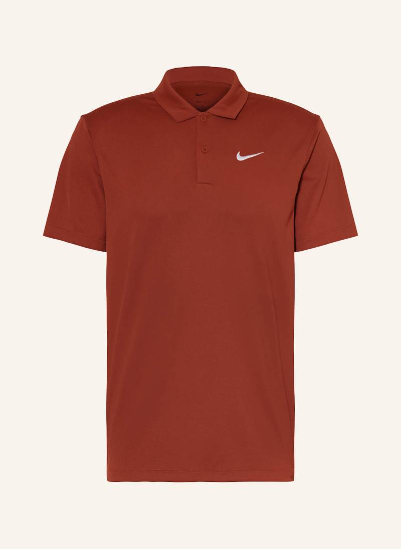 Nike Funktions-Poloshirt Court braun von Nike