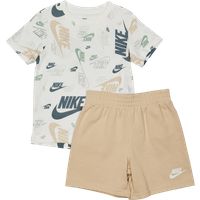 Nike Futura Aop Kinder Trainingsanzüge - Beige - Größe 104 - 110 CM - Baumwoll-Jersey von Nike