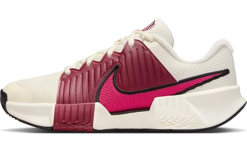 Nike GP Challenge Pro Damen Hartplätze Tennisschuh, Pale Ivory/Rush Pink-Sail-Team Red, 44 EU von Nike