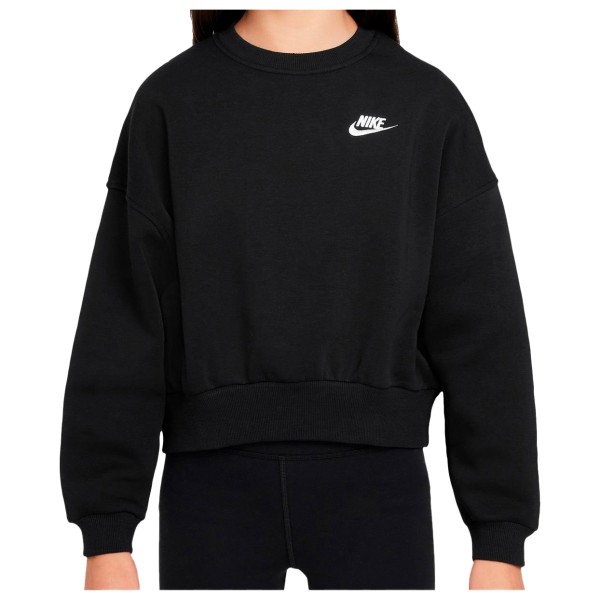 Nike - Girl's Club Fleece Boxy Crew-Neck Sweatshirt - Pullover Gr XS schwarz Nike - Girl's Club Fleece Boxy Crew-Neck Sweatshirt - Pullover Gr XS schwarz von Nike