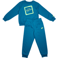 Nike Glow With Me Kinder Trainingsanzüge - Grün - Größe 98 - 104 CM - Baumwoll-Fleece von Nike