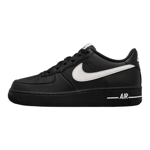 Nike Große Kinderschuhe Air Force 1 (HV6359-001, Black/University Red/Phantom), Schwarz / Rot (University Ghost Red), 38.5 EU von Nike