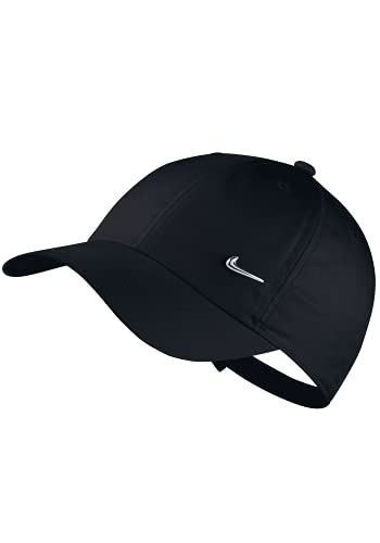 Nike Heritage 86 Metal Swoosh Kids Cap (one Size, Black) von Nike