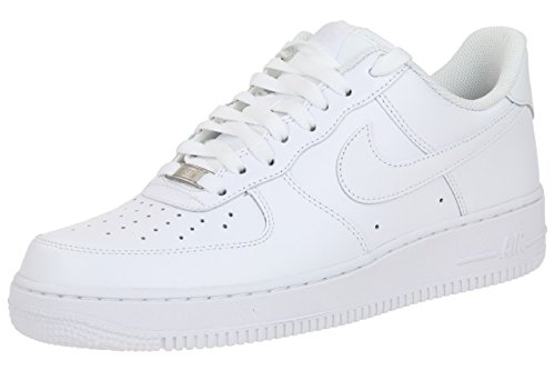 Nike Herren AIR Force 1 '07 Sneakers, Weiß, 45.5 (US 11.5) von Nike