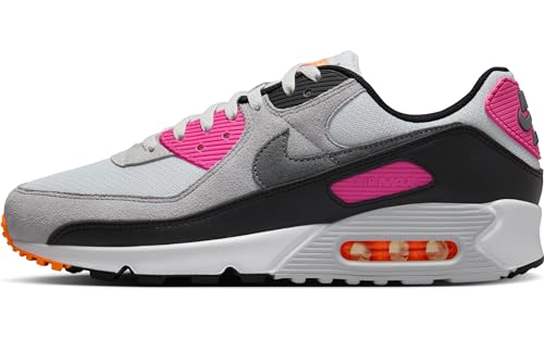 Nike Herren AIR MAX 90 Sneaker, Pure Platinum/Cool Grey-Alchemy Pink, 45 EU von Nike