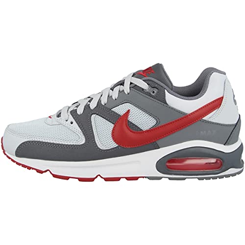 Nike Herren AIR MAX Command Laufschuhe, Grau (Pure Platinum/Gym Red/Dk Grey/Cool Grey/White 049) von Nike