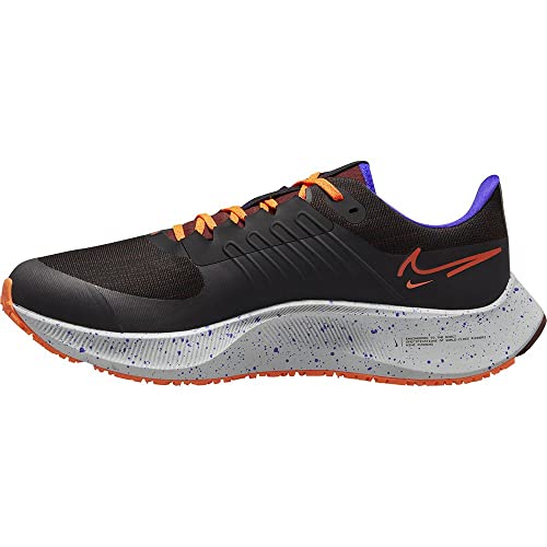 NIKE Herren AIR Zoom Pegasus 38 Shield Sneaker, Black/ORANGE-TOTAL ORANGE-Bronze Eclipse-Indigo Burst-Grey Fog, 44 EU von Nike