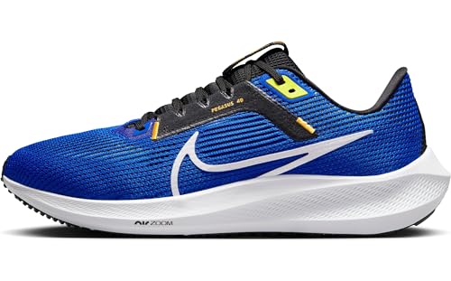 NIKE Herren AIR Zoom Pegasus 40 Sneaker, Racer Blue/White-Black-Sundial, 46 EU von Nike