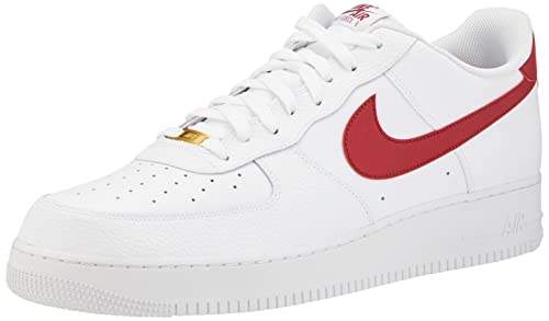 Nike Herren Air Force 1 '07 Shoes, White Team Red White White, 44 EU von Nike