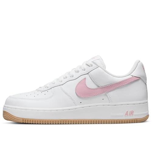 Nike Herren Air Force 1 Low Sneaker, White/Pink/Yellow, 36.5 EU Nike Herren Air Force 1 Low Sneaker, White/Pink/Yellow, 36.5 EU von Nike