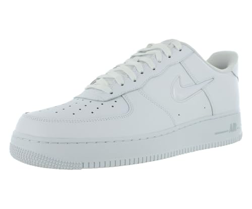 Nike Herren Air Force 1 Sneaker, White Dk Smoke Grey, 37.5 EU Nike Herren Air Force 1 Sneaker, White Dk Smoke Grey, 37.5 EU von Nike