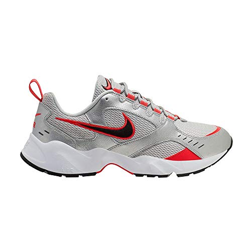 Nike Herren Air Heights Laufschuh, Grey Fog Negro Metallic Silver Track Red, 44.5 EU von Nike