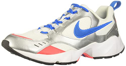 Nike Herren Air Heights Traillaufschuhe, Mehrfarbig (White/Photo Blue/Metallic Silver 102), 44.5 EU von Nike