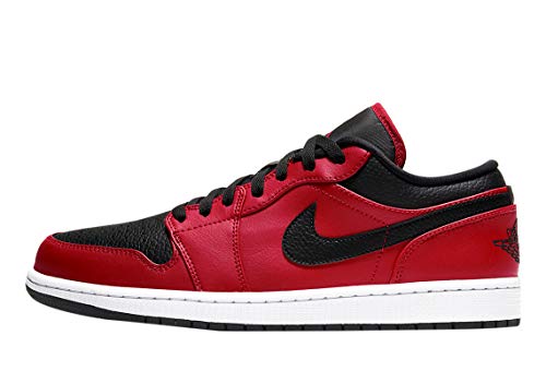 Nike Herren Air Jordan 1 Low Basketballschuh, Gym Red Black White, 44 EU von Nike