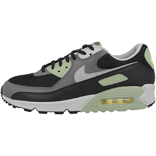 Nike Herren Air Max 90 Laufschuh, Oil Green Lt Smoke Grey Black Iron Grey Lt Zitron, 45 EU von Nike